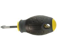 STANLEY 1-65-406- Tournevis Gamme FATMAX Pozidriv Boule Ph1 - Fabriqués En France - Lame En Acier - Revêtement Polyamide Anticorrosion - Poignée Soft Grip - Liaison Quasi Incassable