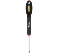 STANLEY 1-65-477N Tournevis Fm Mécanicien 2,5 X 50 V - Gamme FATMAX - Fabriqués En France - Lame En Acier - Sablage De L'Empreinte - Poignée Soft Grip - Liaison Quasi Incassable - Anticorrosion