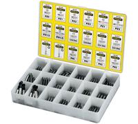 Stanley 1-68-741 Insert Bits Assortis Tray 200 Pozi / Phillips / Slotted