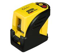 Stanley 1-77-123 Niveau Laser Croix + Pole CLLi Gamme Fatmax + Sacoche + Canne Télescopique + Support mural et pour Canne + Cible - Précision +/-4mm à 10m - Blocage du Pendule