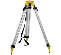 STANLEY 1-77-163 Trépied En Alu À Colonne - Blocage des Pieds - Plage D'Utilisation De 97Cm À 160Cm - Filetage 5/8" - Compact Et Stable - Tête Large Pour Plus De Stabilité