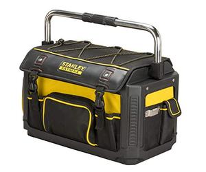 STANLEY 1-79-213 Panier Porte Outils Gamme FATMAX - 50 cm - 37L - multiples Pochettes Iinternes et Externes - Couvercle à Ouverture maximale - 600x600 deniers Très Résistant - Poignée Bi matière