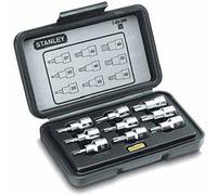 STANLEY 1-89-098 Coffret À Douilles Torx 1/2" Jeu de 9 Pièces T20-T25-T27-T30-T40-T45-T50-T55-T60 - Résistant en matériaux Haute Qualité - Plateau de Rangement - Coffret Compact