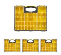 STANLEY 1-92-748 Profi Organiseur avec 25 compartiments, Multicolore (Lot de 4)