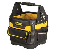 STANLEY 1-93-952 Sacoche À Outils Gamme FATMAX - Base Rigide - Structure métallique - Résistante À l'Eau - Sangle Bandoulière - 40 cm - 600x600 deniers