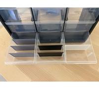 Stanley 1-93-980/981 Lot de 30 plaques de séparation pour petites pièces Noir