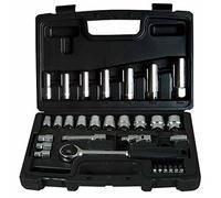 STANLEY 1-94-652 Coffret à Douilles 3/8" + Cliquet 3/8" - Jeu de 30 Pièces