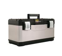 Stanley 1-95-616 Boîte À Outils Gamme FatMax Métal/Plastique 58.4 X 29.3 X 29.5 Cm - Attaches Anticorrosion - Poignée Bi Matière - Système De Rangement Vertical - Cadenassable