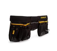 Stanley 1-96-178 Porte Outils en Toile 600 x 600 deniers - Nombreuses Poches - Renforcée avec Rivets en métal - Rembourré Sur l'Arrière pour Plus de Confort - Dimensions 60 x 25,5 x 7,5