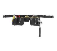 Stanley 1-96-178 Porte Outils En Toile 600 X 600 Deniers - Nombreuses Poches - Renforcée avec Rivets En Métal - Rembourré Sur L'Arrière Pour Plus De Confort - Dimensions 60 X 25,5 X 7,5