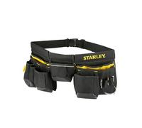 Stanley 1-96-178 Porte Outils en Toile 600 x 600 deniers - Nombreuses Poches - Renforcée avec Rivets en métal - Rembourré Sur l'Arrière pour Plus de Confort - Dimensions 60 x 25,5 x 7,5
