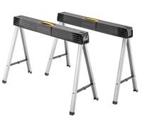 Stanley 1-97-475 Tréteaux métalliques pliants (paire) 101,7 x 75,8 x 12,5 cm