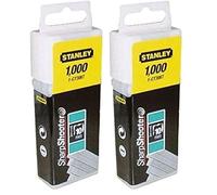 STANLEY 1-CT308T Agrafe plate 12 mm 1/2" Boîte 1000 pièces (Lot de 2)