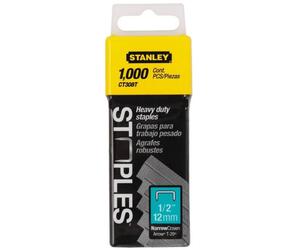 Stanley 1-CT308T Agrafes plates compatible 6-CT10X, 12mm/1/2”, 1000pcs