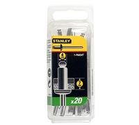 STANLEY 1-PAA54T Rivet en Alu 4 mm x 6,35 Boîte 20 pièces