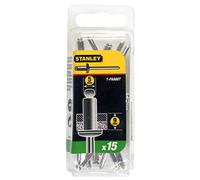 STANLEY 1-PAA66T Rivet en Alu 5 mm x 9,5 Boîte 15 pièces