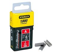 STANLEY 1-TRA204T Agrafe 6 mm Type A Boîte 1000 pièces