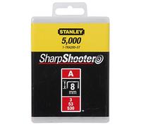 Stanley 1-TRA205-5T Agrafes type A 5/53/530, 8mm, boite de 5000pcs