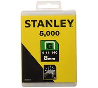 Stanley 1-Tra705-5T Lot de 5000 Agrafes à Fil Epais Robustes de Type G 8 mm - pour marteau Agrafeur Fatmax xtremetr151Y et Tr250 - Existe en 6mm, 8mm, 10mm, 12mm et 14mm Jaune