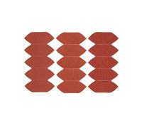 STANLEY - 15 Feuilles abrasifs à doigts velcro - STA32477-XJ, Marron