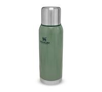 Stanley Adventure Thermos 1L - Maintient la Température 24h (Chaud/Froid) - Bouteille Isotherme - Sans BPA - Termosse Cafe Chaud - Gourde Inox - Hammertone Green