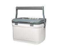 Stanley Adventure Outdoor Cooler 15.1L Polar White - Double paroi en mousse isolante - Sans BPA - Glacière - Glacière de camping très résistante qui fait aussi office de de siège - Étanche
