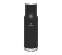 Stanley 1913 Adventure To-Go Bouteille Isotherme 1.0L - Noir | 25 Heures Chaud - 27 Heures Froid - Etanche - Couvercle Isolant - Sans BPA - Lavable au Lave-Vaisselle