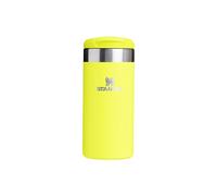 STANLEY 1913 Aerolight Transit Mug Isotherme Café 0.35L - 4 Heures Chaud - 6 Heures Froid - Couvercle Étanche et Blocable - Thermos - Lavable au Lave-Vaisselle - Electric Yellow