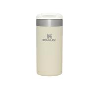 STANLEY 1913 Aerolight Transit Mug Isotherme Café 0.35L - 4 Heures Chaud - 6 Heures Froid - Couvercle Étanche et Blocable - Thermos - Lavable au Lave-Vaisselle - Cream Metallic
