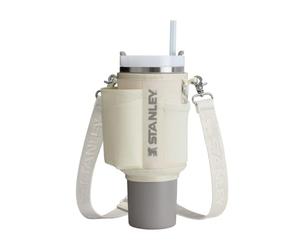 Stanley 1913 All-Day Quencher Carry-All 1.18L - Cream | Fermeture à 2 Boutons-Pression - Poche Téléphone - Poche Cartes - Mousqueton Porte-Clés - Extérieur en Polyester 100% Recyclé