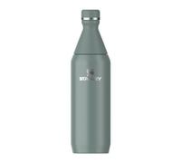 STANLEY 1913 All Day Slim Gourde Isotherme 0.6L - Froid Pendant 6 Heures - Glacé Pendant 11 Heures - Acier Inoxydable Recyclé Sans BPA - Étanche - Bouteille D'Eau Compacte - Shale