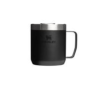 STANLEY 1913 Classic Camp Mug Isotherme 0.35L - Black 2.0 | Legendary - Garde 1.5 Heures à Chaud - 3 Heures à Froid - Lavable au Lave-Vaisselle - Sans BPA - Thermos Café - Gobelet Cafe
