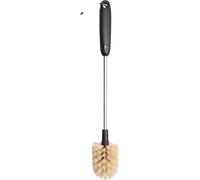 Stanley 1913 Classic Cleaning Brush - Brosse de Nettoyage - Manche en Acier Inoxydable - Poils - 2 têtes de Brosse de 40 mm et 60 mm de Longueur - Beige