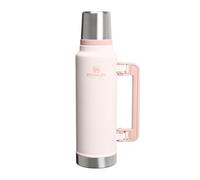 Stanley 1913 Classic Legendary Thermos 1.4L - Maintient la Température 40h (Chaud/Froid) - Bouteille Isotherme - Sans BPA - Gourde Isotherme en Acier Inoxydable - Gourde Inox - Hammertone Rose Quartz