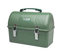 Stanley Classic Lunch Box 9.5L Hammertone Green - Stainless Steel Lunch Box With Handle - Bpa Free Food Container - Can Hold Vacuum Bottle Or Travel Mug