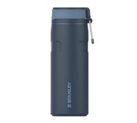 STANLEY 1913 IceFlowBottle Twist Flip 0.47L - 12 Heures Froid - 3 Jours Glacé - Lavable Au Lave-Vaisselle - Acier Inoxydable Recyclé - Sans BPA - Isolation Sous Vide - Navy