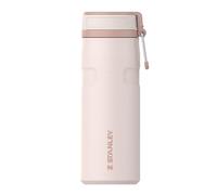 STANLEY 1913 IceFlowBottle Twist Flip 0.47L - 12 Heures Froid - 3 Jours Glacé - Lavable Au Lave-Vaisselle - Acier Inoxydable Recyclé - Sans BPA - Isolation Sous Vide - Rose Quartz