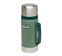 Stanley Stanley Legendary Classic Food Jar 0.7L Hammertone Green - Sans BPA - Maintient la température (chaud ou froid) pendant 15h - Couvercle étanche qui sert de Tasse