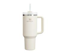 STANLEY 1913 Quencher Mug Isotherme avec Paille 1.2L - Cream 2.0 | H2.0 FlowState - Froid Pendant 11 Heures - Glacé Pendant 48 Heures - Thermos Lavable au Lave-Vaisselle - Gourde Inox Sans BPA
