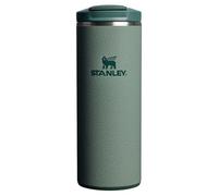STANLEY 1913 Transit Mug à rabat Vert martelé 0,35 l | Garde au chaud pendant 4 heures, 6 heures au froid, passe au lave-vaisselle, étanche, compatible avec porte-gobelet de