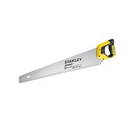 Stanley 2-15-289 Scie Égoïne JetCut Fabriquée en France - Coupe de Débit moyenne Section 550 mm - 7dents/Pouce - Traitement HardPoint - Poignée Bi matière - Traçage de 45° À 90°