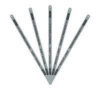 Stanley 2-15-842 Lame De Scie À Métaux Carte 5 Lames Flexible Lion 10 Dents - Acier Carbone 300Mm