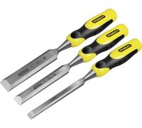 Stanley 2-16-883 - Set De Ciseau À Bois Dynagrip 3Pcs. (12,18,25 Mm)