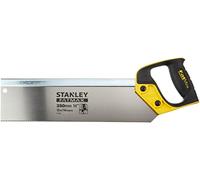 Stanley 2-17-202 FatMax Scie À Araser 350 Mm - Fabriquée En France - Denture JetCut 11 Dents Et Denture Universelle 13 Dents - Poignée Bi Matière - Dos Renforcé