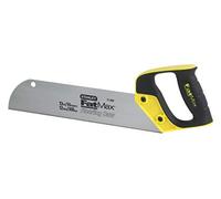 STANLEY 2-17-204 Gamme FATMAX Scie Panneaux - Fabriquée En France - Denture Universelle 13 Dents - Traitement HardPoint - Poignée Bi-Matière Pour Gaucher Et Droitier