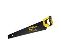 STANLEY 2-20-151 Scie Égoïne Fabriquée en France -denture JetCut 7dents/Pouce - Traitement HardPoint et Blade Armor Anticorrosion - Coupe de Débit Grosse Section 500 mm - Poignée Bi matière