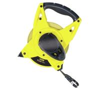 STANLEY 2-34-814 mètre Ruban en Fibre de Verre 30 m - Gamme FATMAX - Ruban Large - 4 Fils de Fibre de Verre - Résistant - Lame enduite - Anticorrosion - Position du Zéro Réel - Poignée Bi matière