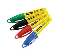 STANLEY 2-47-329 Mini-marqueur pointe fine Carte 4 pièces
