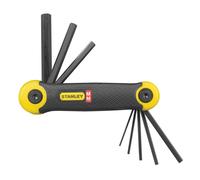 Stanley 2-69-264 Metric Folding Key-Set (8-piece), Silver Set of 8 Metric (1.5-8