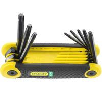 Stanley 2-69-266 Jeu de 8 clés hexagonales mâles Torx